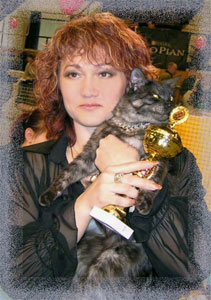 Ольга и Остап на выставке кошек в Иркутске, JPEG, 433x616, 135 kB